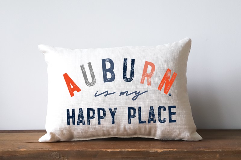 Home is my online happy place pillow