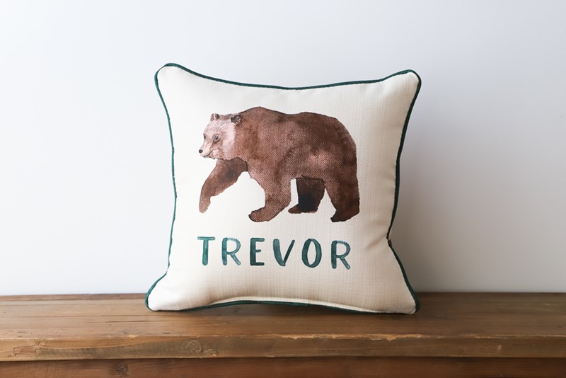 Bear Name Pillow CHI0132