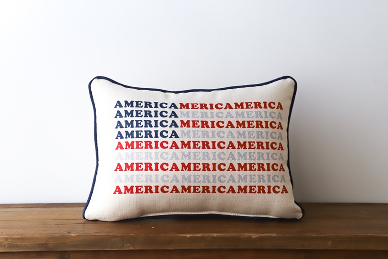 America Pattern Flag Pillow TXT0678