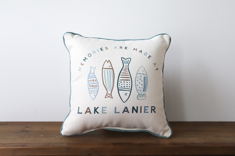 Memories are Made at the Lake Pillow TXT0754