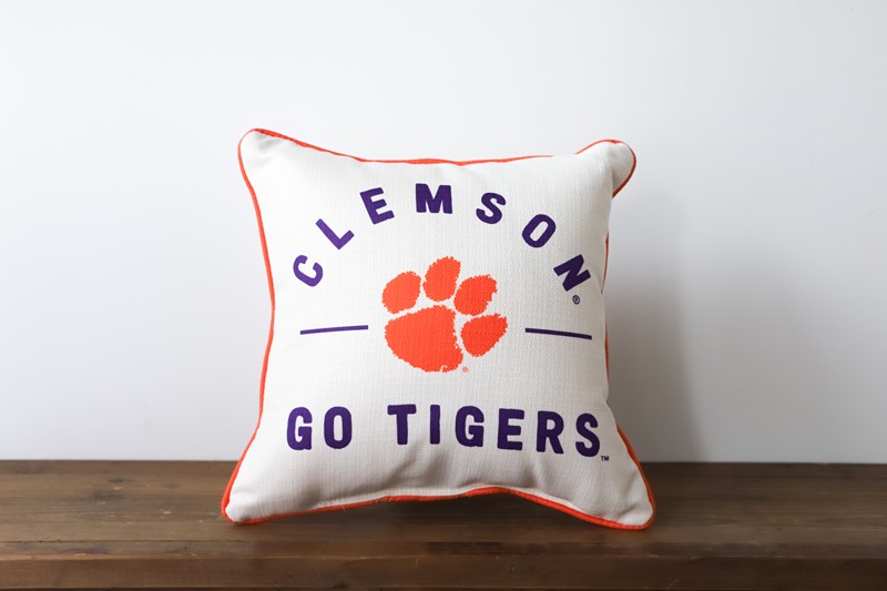 Clemson Paw Go Tigers Pillow CU0007
