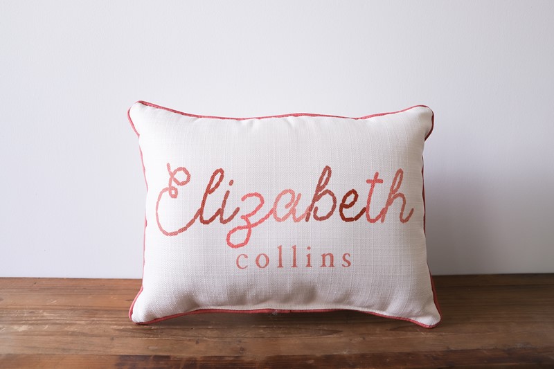 Stitched Girl Name Pillow CHI0148