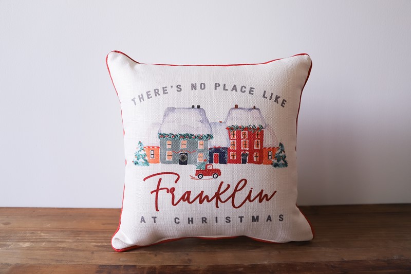 No Place Like Hometown at Christmas Pillow CHR0166