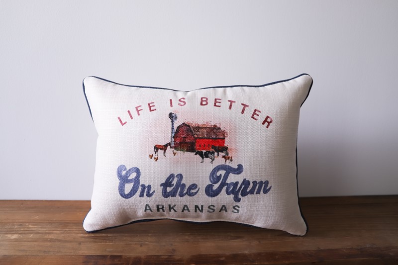Life is Better on the Farm Pillow TXT0800