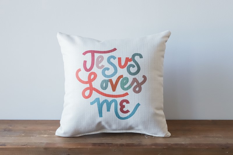 Jesus Loves Me Multi Pillow CHI0161