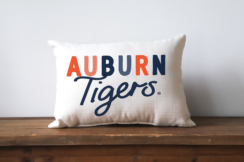 Auburn Collegiate Tones Pillow AU0016