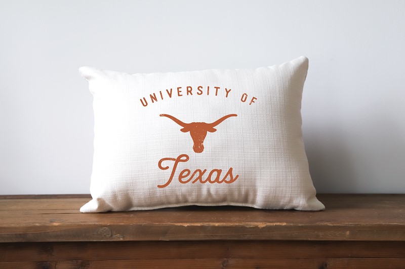 Vintage University of Texas Pillow UT0007