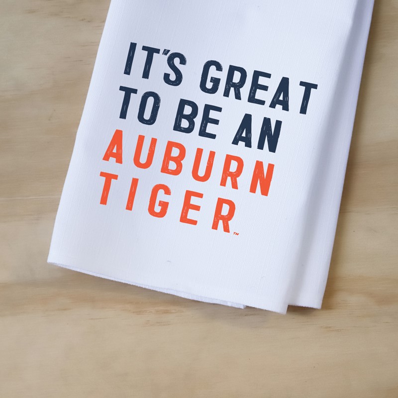 It's Great to be an Auburn Tiger Tea Towel AU0012TT