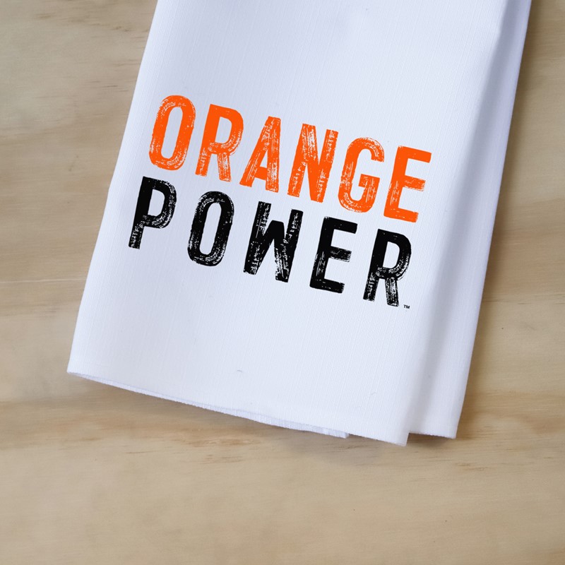 Orange Power Tea Towel OSU0007TT