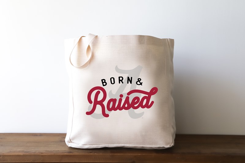 Born & Raised Alabama Tote AL0004BAG