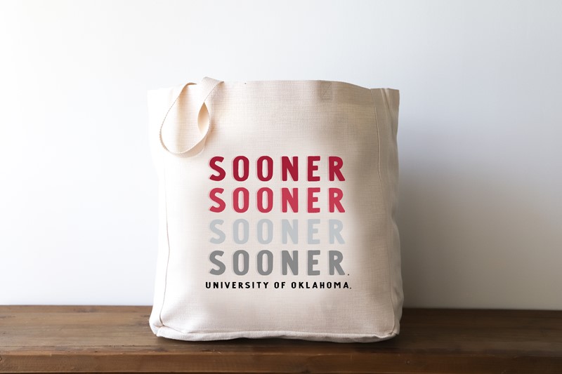 Mascot Gradient Oklahoma Tote OU0012BAG