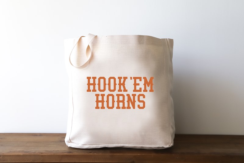Hook 'Em Horns Tote UT0002BAG