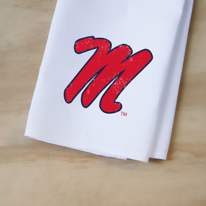 Vintage M Ole Miss Tea Towel UM0109TT