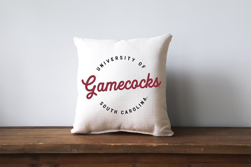Retro Circle South Carolina Pillow USC0004