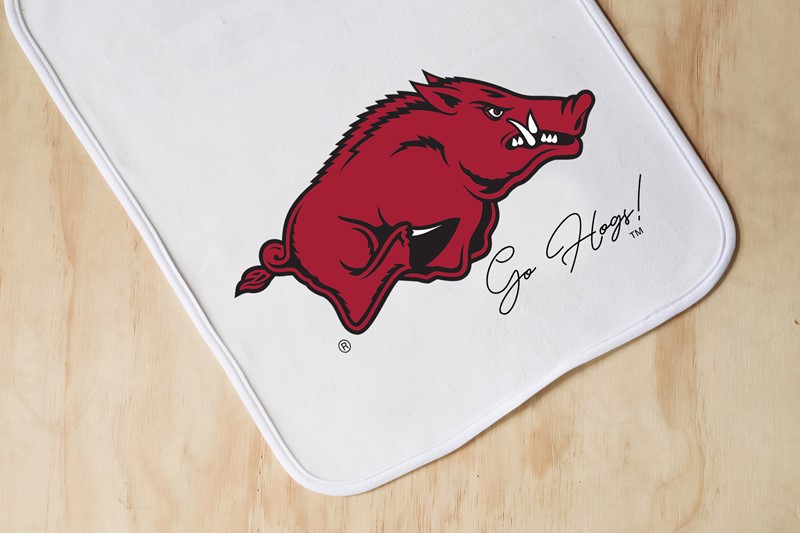 University of Arkansas Razorback Burp Cloth ARK0001BC