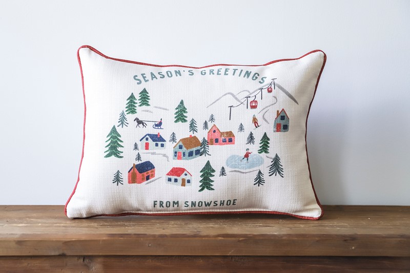 Seasons Greetings Hometown with Lift Pillow CHR0227