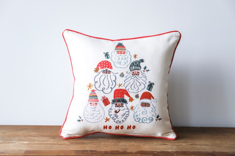 Ho Ho Ho Santa Stack Pillow CHR0229