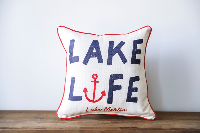 Lake Life Anchor Pillow STE0719