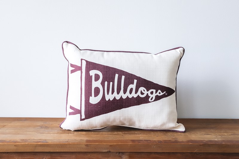MSU Bulldogs Pennant Pillow MSU0165