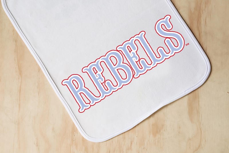 Traditional Rebels Powder Blue Burp Cloth UM0143BC