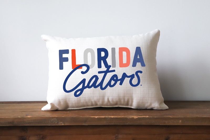 Collegiate Tones Florida Pillow UF0004