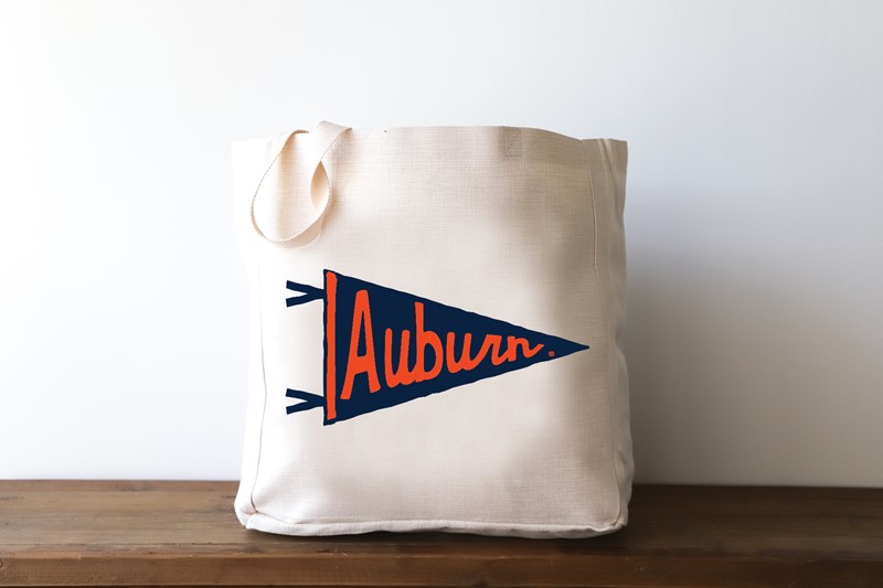 Auburn Pennant Tote AU0027BAG