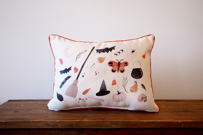 Halloween Spooky Pillow Cover