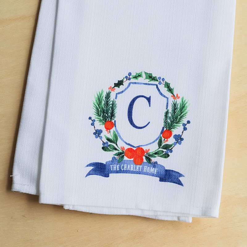 Citrus Christmas Shield Tea Towel CHR0192TT