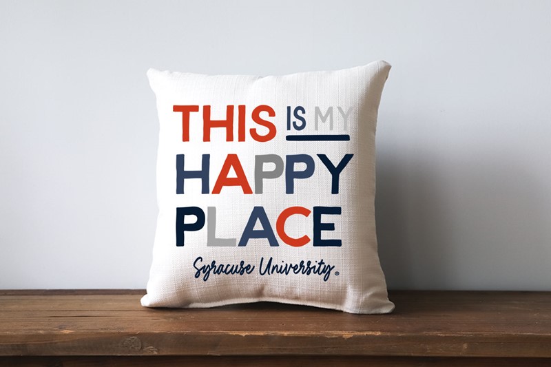 Syracuse Happy Place Pillow SU0005