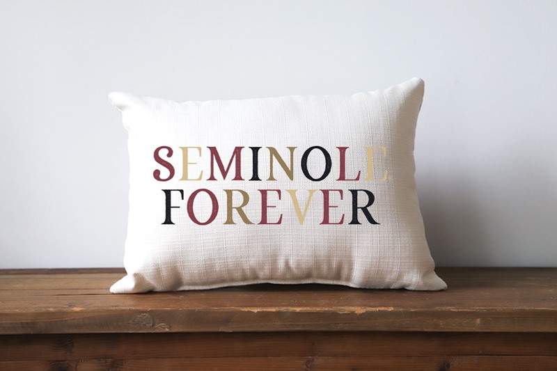 Florida State Mascot Forever Pillow FSU0005