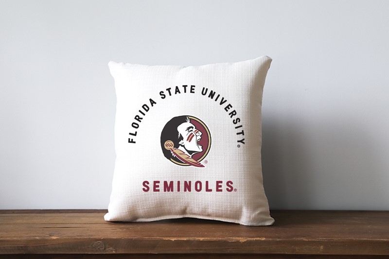 Florida State Collegiate Team Arched Pillow FSU0006