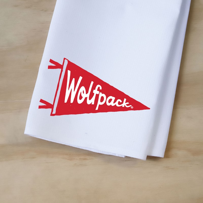 NC State Wolfpack Pennant Tea Towel NCSU0005TT