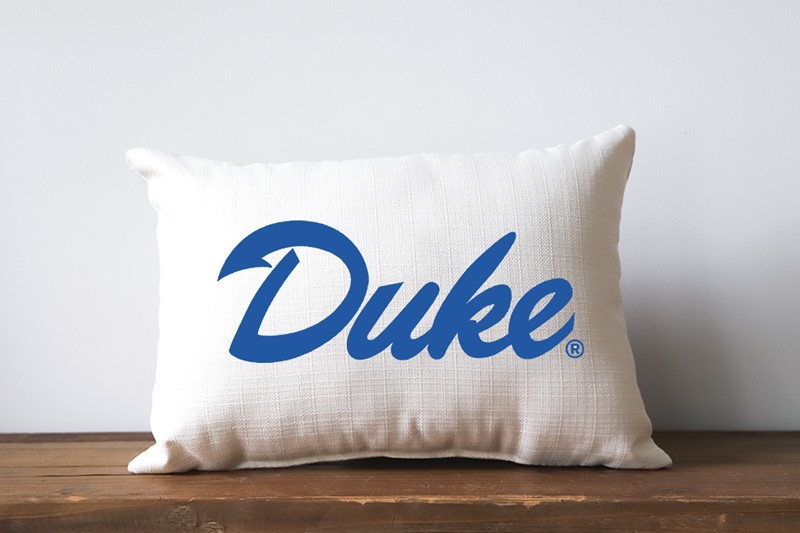 Duke Script Pillow DU0004