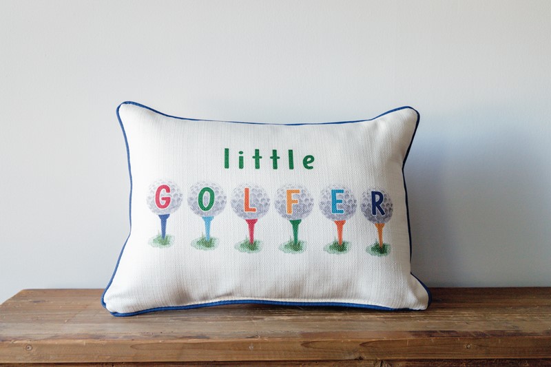 Little Golfer Pillow CHI0178