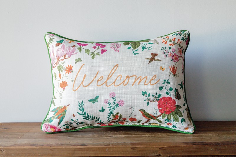 Bloom Tree Welcome Pillow TXT0929