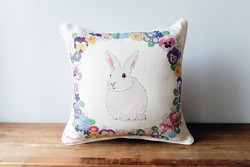 Buttercup Bunny Pillow TXT0935