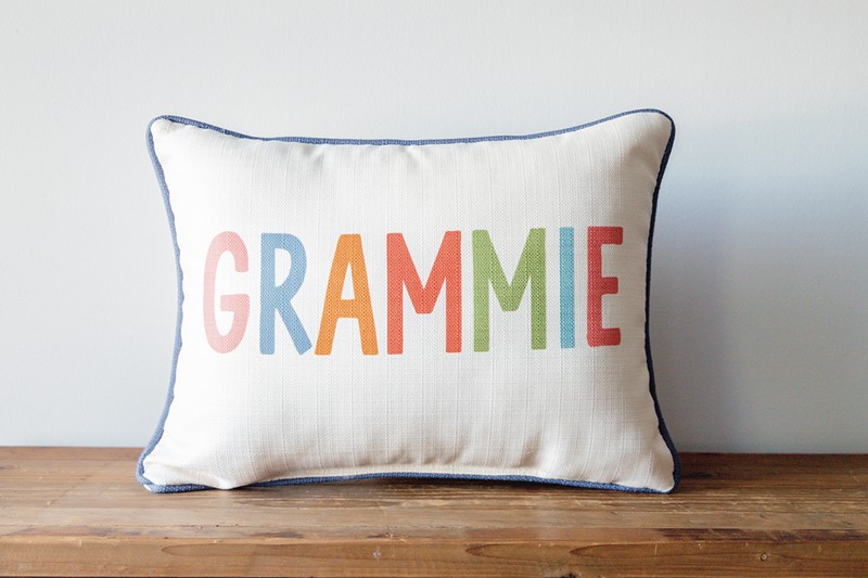 Melon Grandparent Name Pillow TXT0958