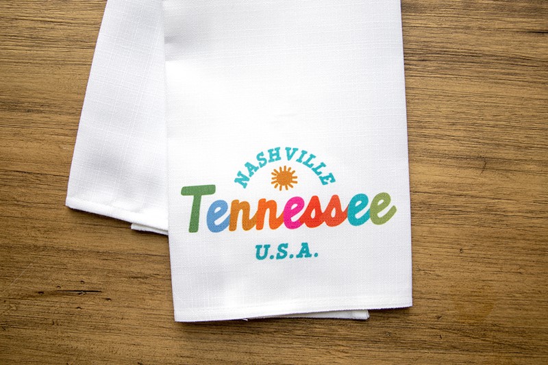 Sunny Hometown USA Tea Towel STE0752TT