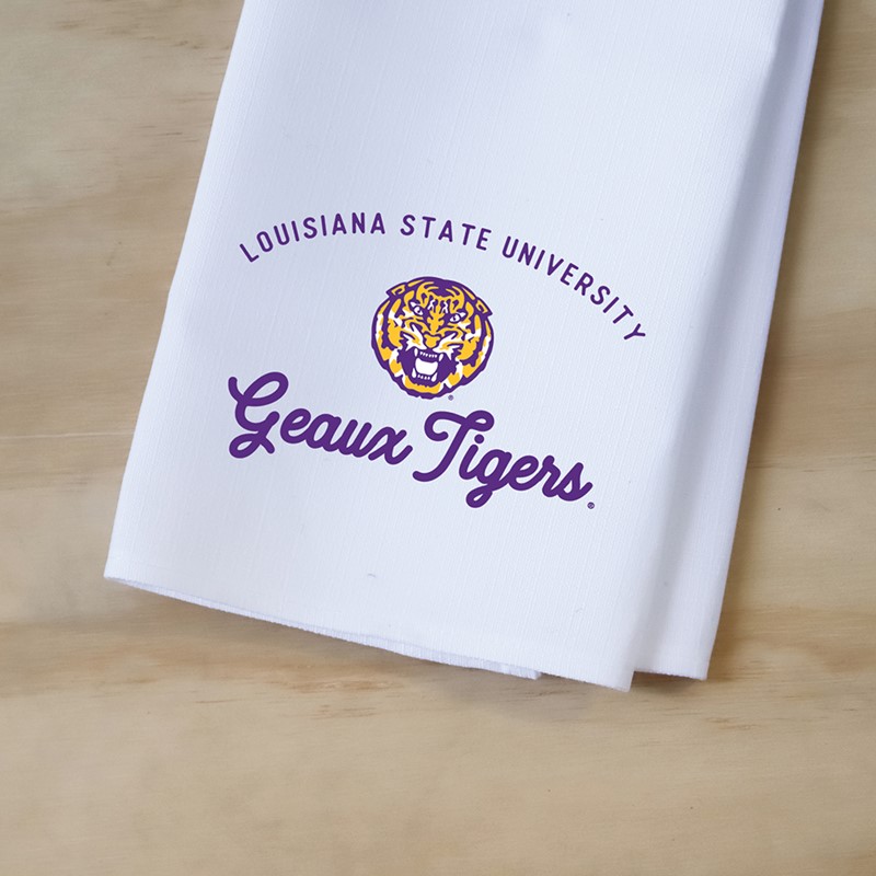 Vintage LSU Geaux Tigers Tea Towel LSU0026TT
