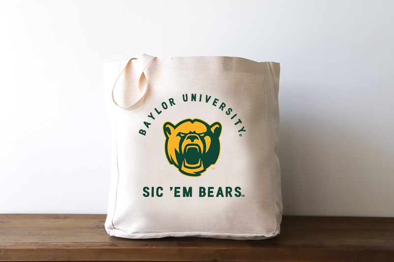 Baylor Collegiate Team Arched Tote BU0006BAG