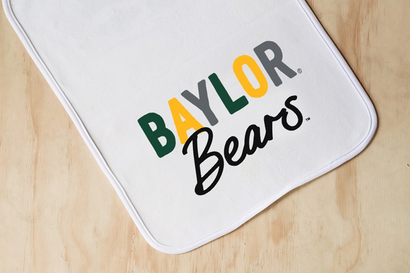 Baylor Collegiate Tones Burp Cloth BU0004BC