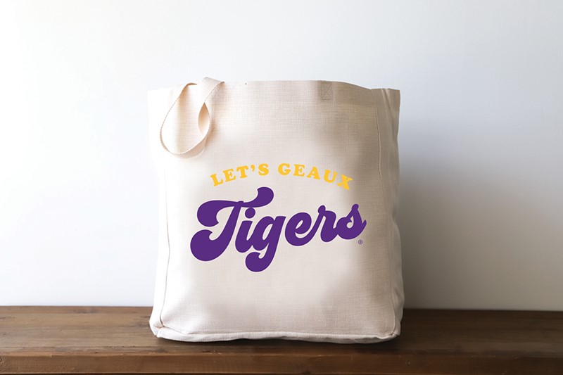 Let's Geaux Tigers Tote LSU0018BAG