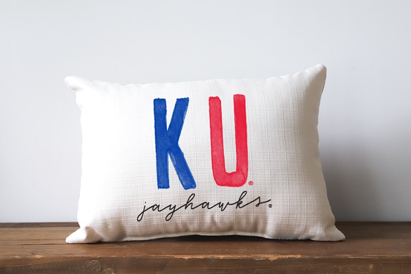 Kansas KU Poster Tones Pillow KU0003
