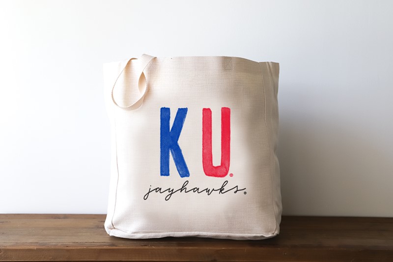 Kansas KU Collegiate Poster Tote KU0003BAG