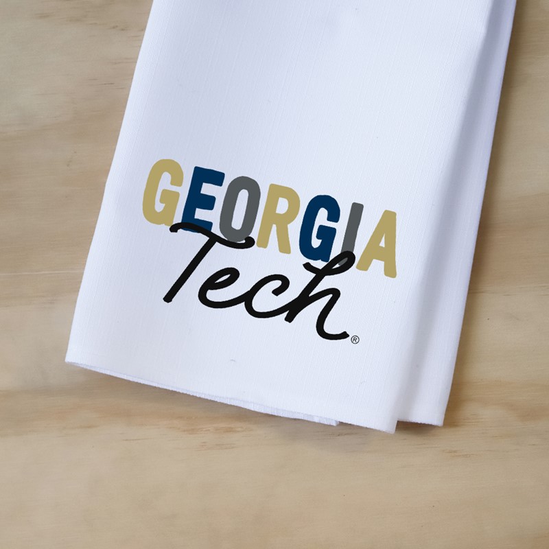 Georgia Tech Collegiate Tones Tea Towel GT0003TT