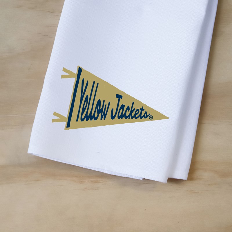 Georgia Tech Yellow Jackets Pennant Tea Towel GT0006TT