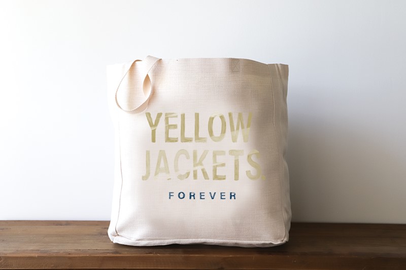 Georgia Tech Watercolor Motto Forever Tote GT0018BAG