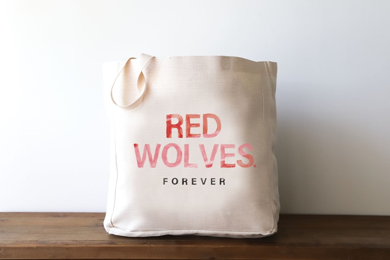 Watercolor Motto Forever Arkansas State Tote ASU0017BAG