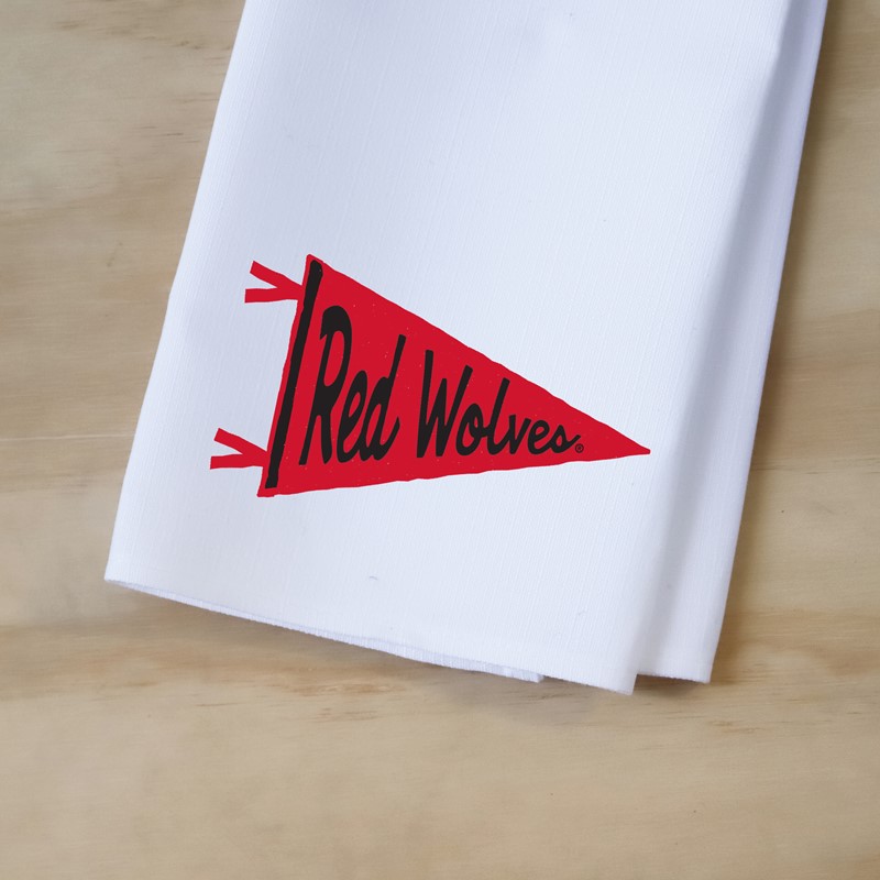 Arkansas State Red Wolves Pennant Tea Towel ASU0003TT