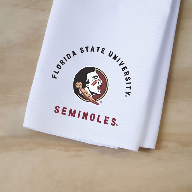 Florida State Collegiate Team Arched Tea Towel FSU0006TT
